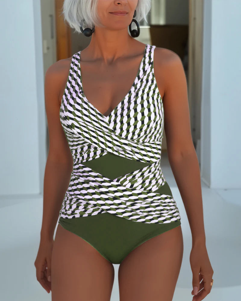 Ashley | Costume con design incrociato per il resort