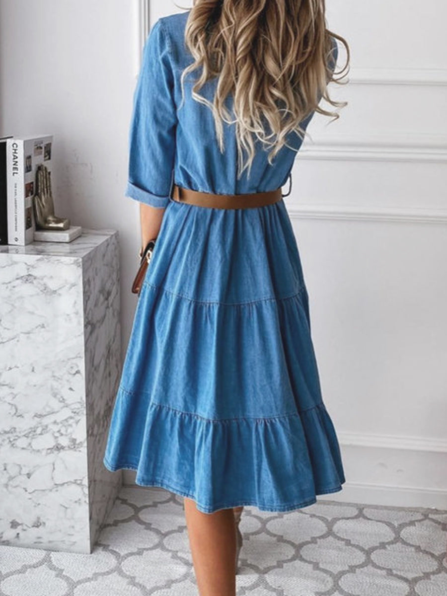 Barbora | Ležérne elegantné džínsové šaty