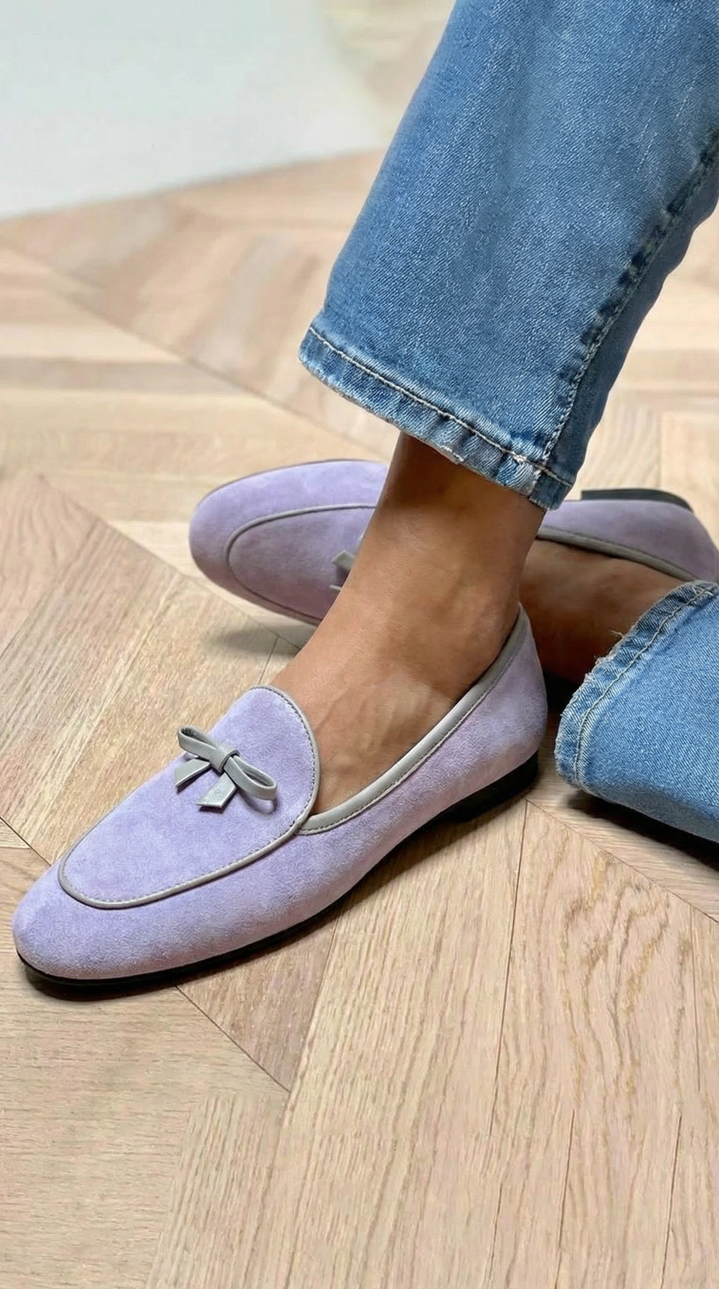 Geneviève | Elegantné ploché topánky s mašľou