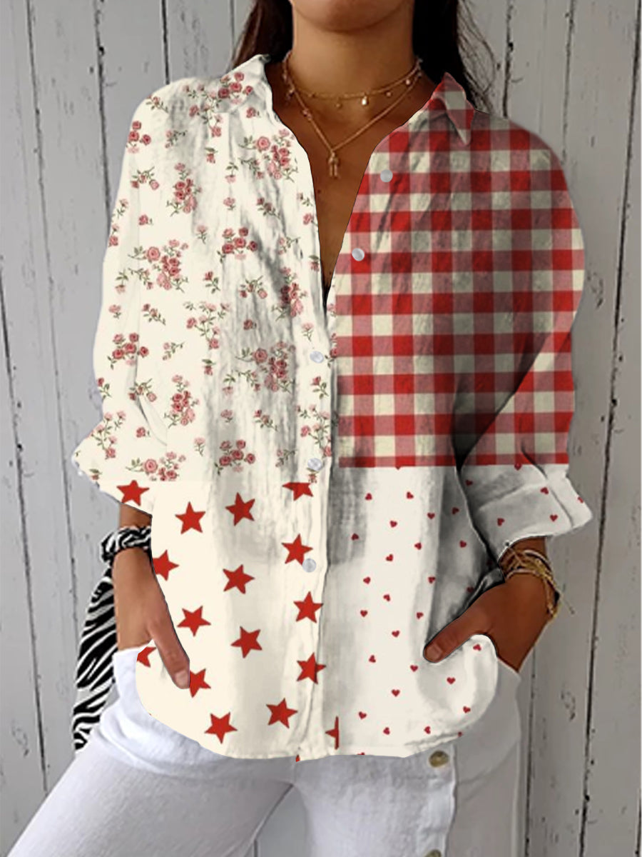 Blúzka Rosemary – Klasický patchwork