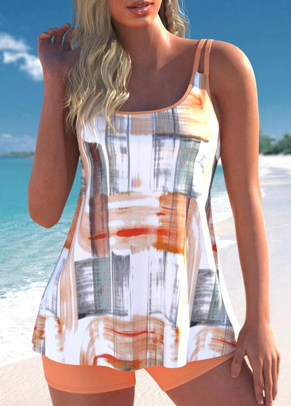 Tracey - Elegante completo tankini con shorts