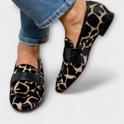 Léonie | Mokasíny s leopardím vzorom