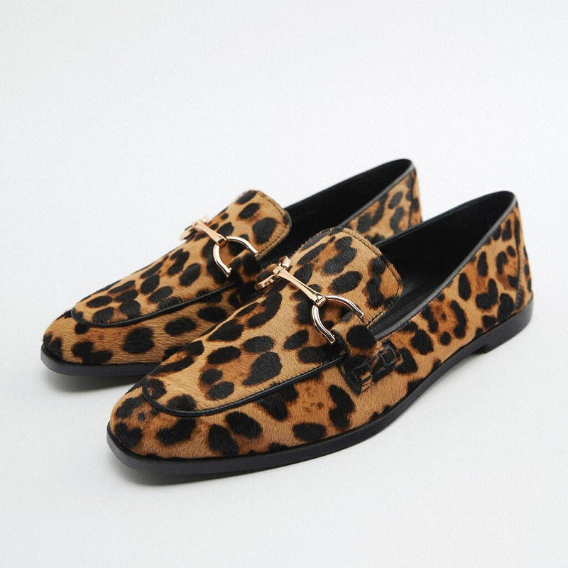 Adrianna | Mokasíny s leopardím vzorom