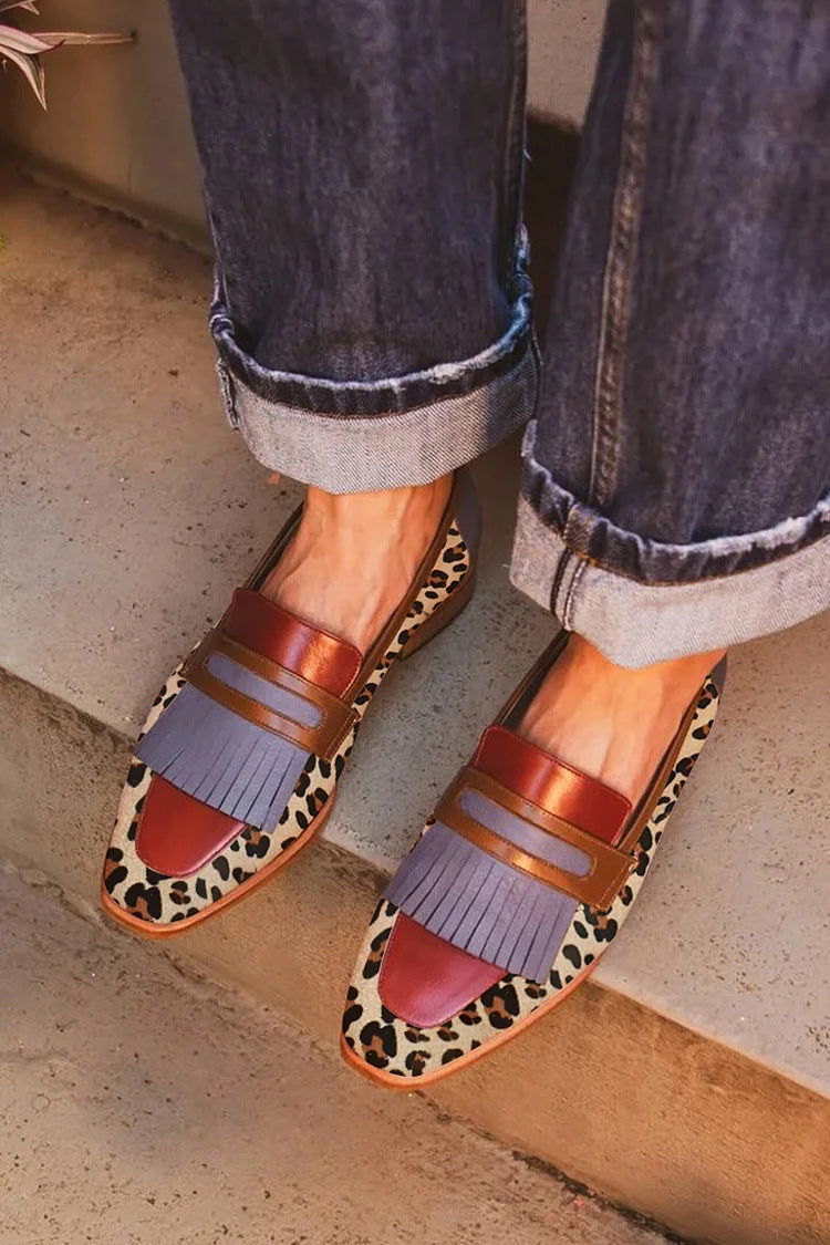 Zelda | Elegantné mokasíny s leopardím vzorom