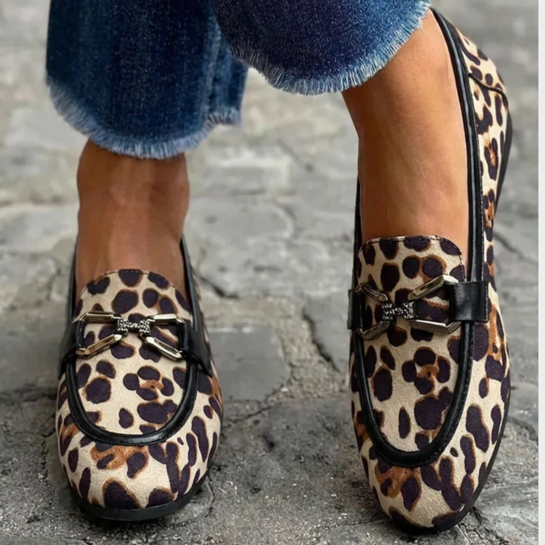 Ginebra | Mokasíny s leopardím vzorom