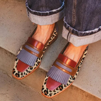 Zelda | Elegantné mokasíny s leopardím vzorom