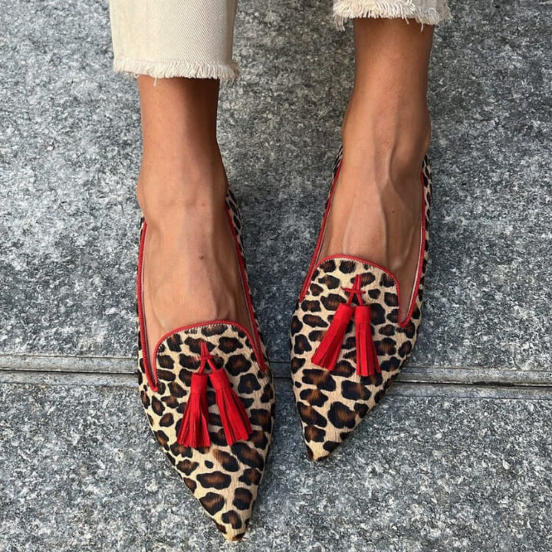 Gelly | Mokasíny s leopardím vzorom