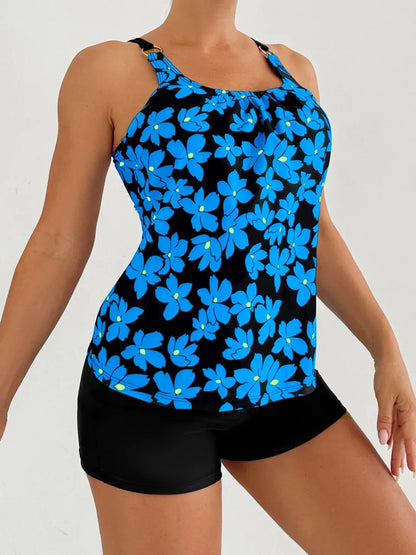 Madeline | Completo tankini Fiori Notturni