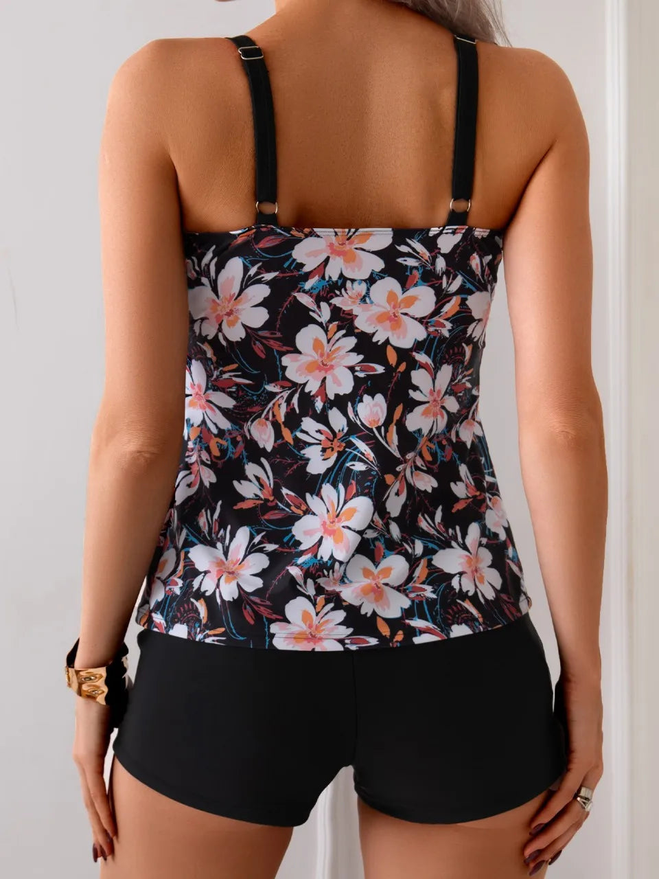 Madeline | Completo tankini Fiori Notturni