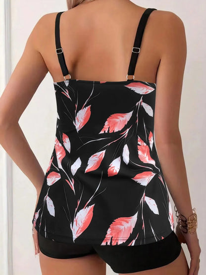 Madeline | Completo tankini Fiori Notturni