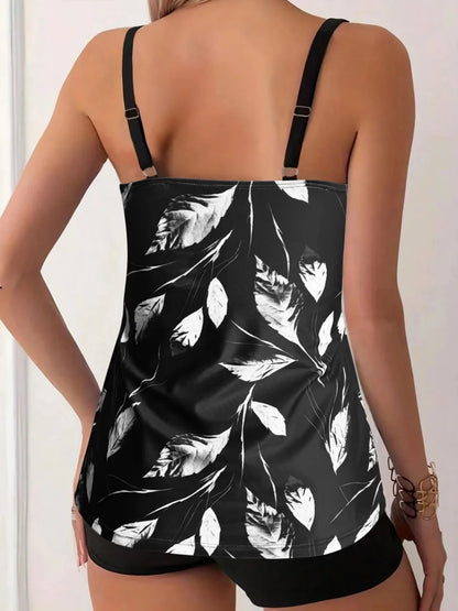 Madeline | Completo tankini Fiori Notturni