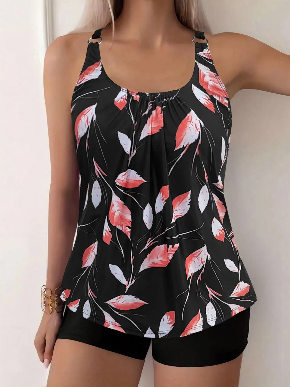 Madeline | Completo tankini Fiori Notturni