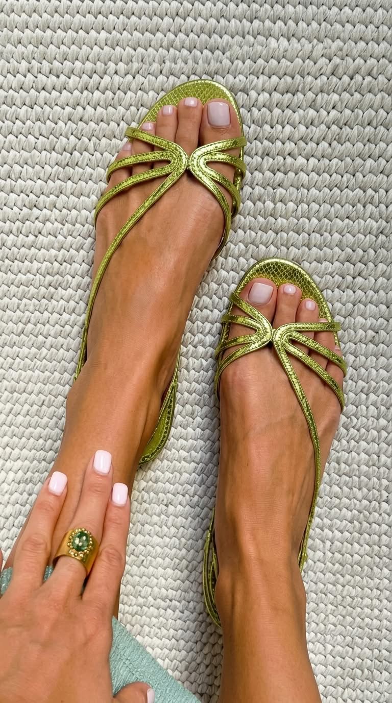 Marta | Zlaté sandále „Letní elegance“